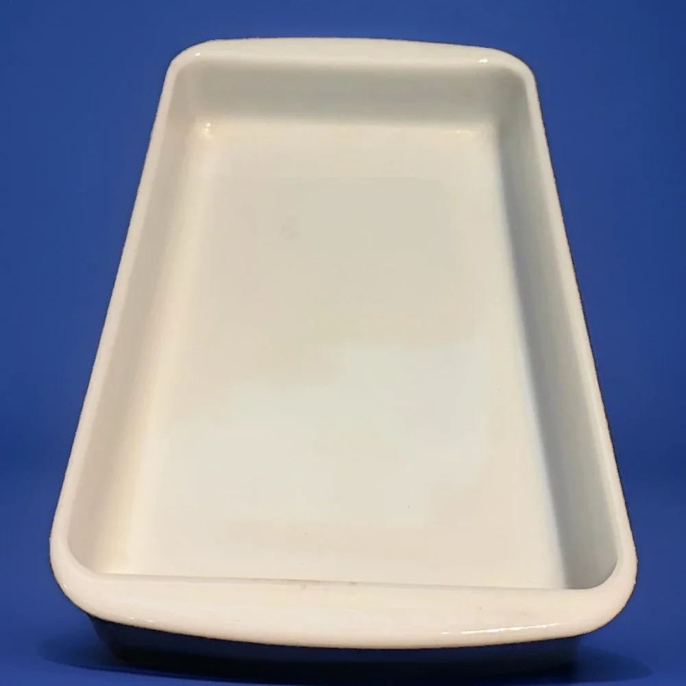 Rare Vintage Pyrex 232 2 Qt  Golden Band Baking Dish Casserole USA MCM
